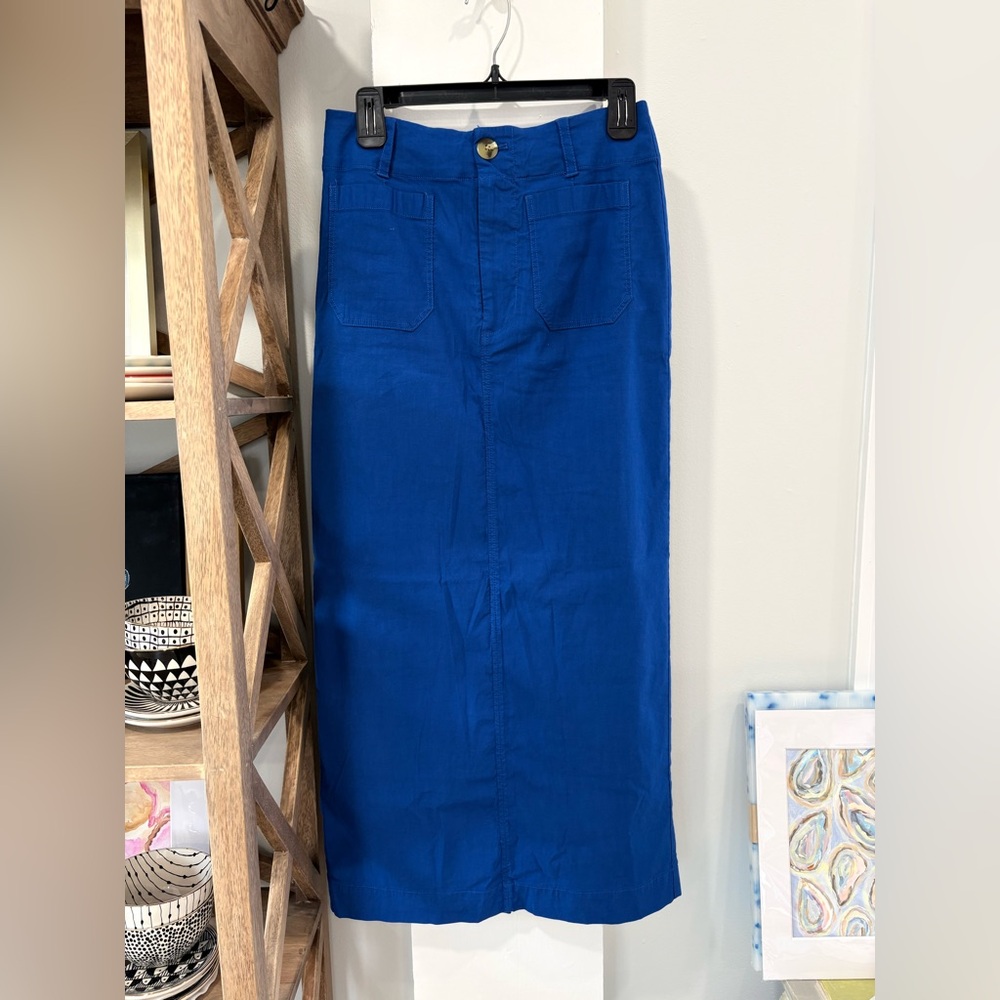Maeve Cobalt Blue Colette Maxi Skirt